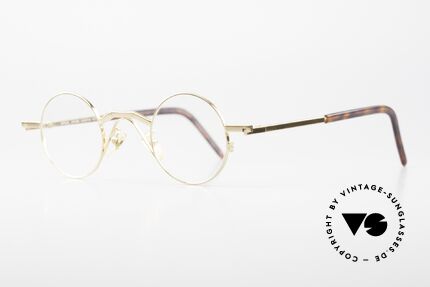 Christian Roth 2502 Round 90's Frame Bauhaus Style, striking round metal frame, handmade in Germany, Made for Men and Women