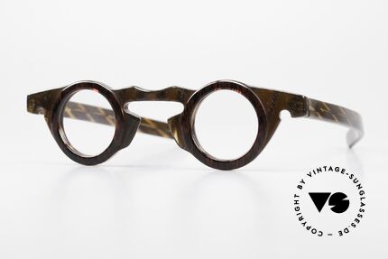 Vidocq Les Halles Round Vintage Glasses 1980's, spectacular VIDOCQ eyeglasses design of the 80's, Made for Women