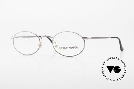 Giorgio Armani 131 Vintage Specs Oval 80's Unisex, oval GIORGIO ARMANI vintage designer eyeglasses, Made for Men and Women