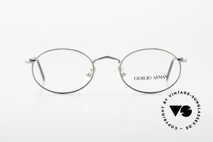 Giorgio Armani 131 Vintage Specs Oval 80's Unisex, model 131, col. 815 (gray), SMALL size 46-20, 140, Made for Men and Women