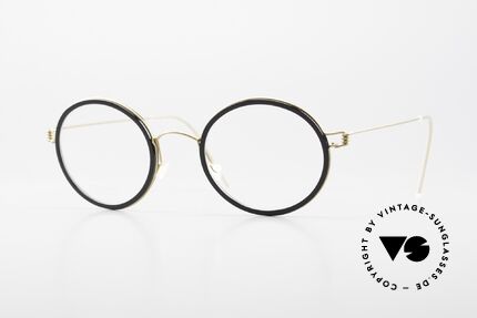 Lindberg Cameron 46 Air Titan Rim Round Titan Glasses Acetate Details