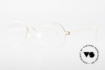 Lindberg Apollon Air Titan Rim Aviator Titanium Frame Unisex, unworn, NOS, with original magnetic case by Lindberg, Made for Men and Women