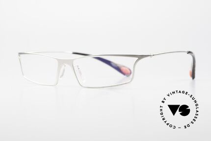Bugatti 352 Odotype Heston Blumenthal Eyeglasses, ergonomic metal frame with spring hinges, Made for Men