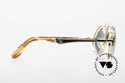 Bugatti 11948 Luxury Men's Glasses Clip On, NO RETRO sunglasses; but a costly 80's Original!, Made for Men
