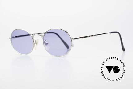 Jean Paul Gaultier 55-3181 Oval 90's Frame Pure Titanium, TOP craftsmanship (Japan), accordingly lightweight, Made for Men and Women