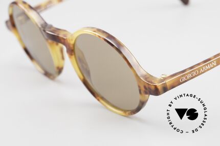 Giorgio Armani 324 Round 90's Designer Sunglasses, never worn (like all our classic Giorgio Armani shades), Made for Men