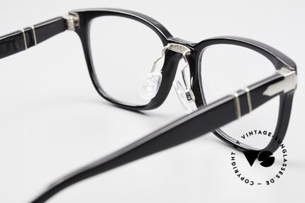 Persol 3003 Ladies Glasses Classic Black, demo lenses should be replaced with prescriptions, Made for Women