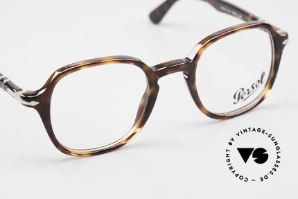 Persol 3142 Square Panto Eyeglasses Unisex, reissue of the old vintage Persol RATTI models, Made for Men and Women