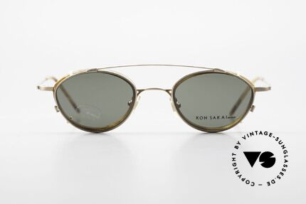 Koh Sakai KS9832 Vintage Glasses With Clip On, Koh Sakai, BADA and OKIO have been one distribution, Made for Men and Women