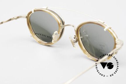 Koh Sakai KS9832 Vintage Glasses With Clip On, Size: medium, Made for Men and Women