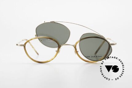 Koh Sakai KS9832 Vintage Glasses With Clip On, Size: medium, Made for Men and Women