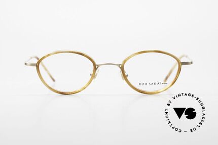 Koh Sakai KS9832 Vintage Glasses With Clip On, Size: medium, Made for Men and Women