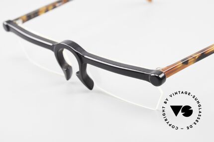 Design Maske Berlin Ethno 1 Artful 90s Vintage Eyeglasses, 25 years old, but unworn, one of a kind (work of art), Made for Men and Women