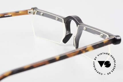 Design Maske Berlin Ethno 1 Artful 90s Vintage Eyeglasses, DEMO lenses should be replaced with prescriptions, Made for Men and Women