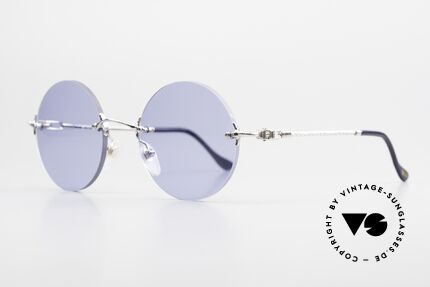 Fred Fidji Rimless Round Luxury Shades, temples are twisted like a hawser; sailor's MUST HAVE!, Made for Men