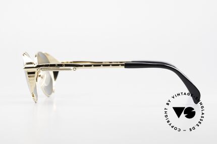 Jean Paul Gaultier 56-4174 Steampunk Sunglasses 90's Gold, NO retro sunglasses, but an old 1990's original, Made for Men and Women