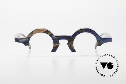 Proksch's A2 Futuristic Round 90's Eyeglasses, Proksch rarity for character heads / individualists, Made for Men and Women