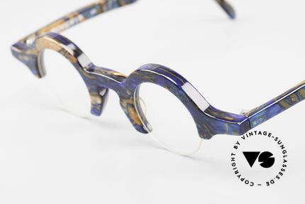 Proksch's A2 Futuristic Round 90's Eyeglasses, never worn (like all our vintage designer frames), Made for Men and Women