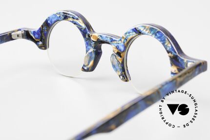 Proksch's A2 Futuristic Round 90's Eyeglasses, DEMOS can be replaced optionally (optical / sun), Made for Men and Women