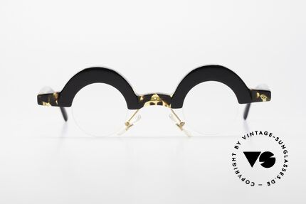 Proksch's A5 Crazy Round 90's Eyeglasses, Proksch rarity for character heads / individualists, Made for Men and Women