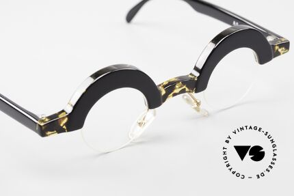 Proksch's A5 Crazy Round 90's Eyeglasses, NO present retro design; a 30 years old original!, Made for Men and Women