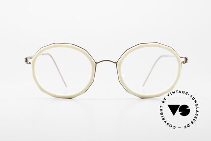 Lindberg Mette Air Titan Rim Ladies Glasses Geometrical, ladies eyeglasses; frame color PU12 = copper / bronze, Made for Women