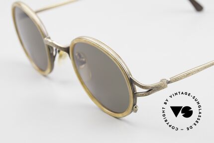 Matsuda 2835 Round 90's Designer Shades, demo lenses can be easily replaced with prescriptions, Made for Men and Women