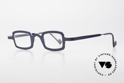 Theo Belgium Mick Designer Glasses Women & Men, top-notch craftsmanship with DARK BLUE finish, Made for Men and Women