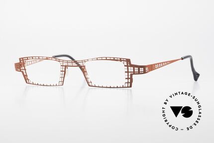 Theo Belgium Eye-Witness LH Avant-Garde Ladies Eyeglasses Details