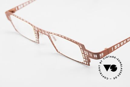 Theo Belgium Eye-Witness LH Avant-Garde Ladies Eyeglasses, these specs were apparently unfinished & asymmetrical, Made for Women
