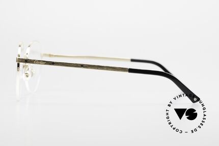 Cartier Core Range CT0108O Panto Eyeglasses Semi Rimless, the frame can be glazed with lenses of any kind!, Made for Men and Women
