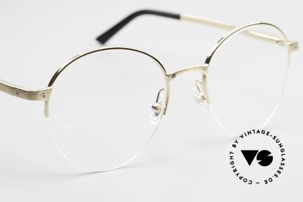 Cartier Core Range CT0108O Panto Eyeglasses Semi Rimless, Size: large, Made for Men and Women