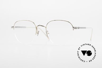 Cartier Titanium CT0164O Panto Glasses Ladies & Gents, precious original; semi rimless with Nylor thread, Made for Men and Women