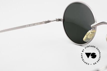 Giorgio Armani EA013 Small Round 90's Sunglasses, frame fits optical lenses or sun lenses optionally, Made for Men and Women