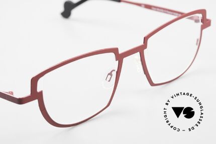 Theo Belgium Modify Women's Eyeglasses Red Frame, NO RETRO SPECS, but a fancy THEO Belgium ORIGINAL, Made for Women