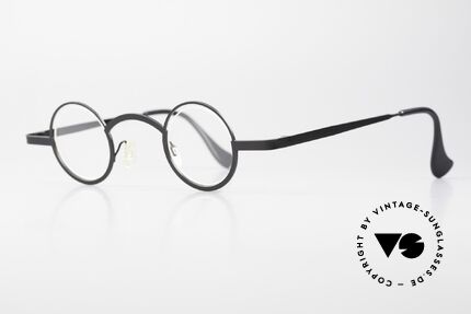 Theo Belgium Bicky Slim Round Designer Eyeglasses, an eye-catcher; made for the avant-garde & trend-setters, Made for Men and Women