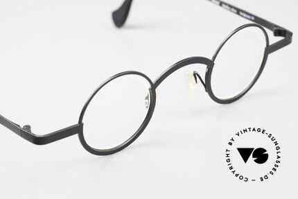 Theo Belgium Bicky Slim Round Designer Eyeglasses, NO RETRO SPECS, but a fancy THEO Belgium ORIGINAL, Made for Men and Women