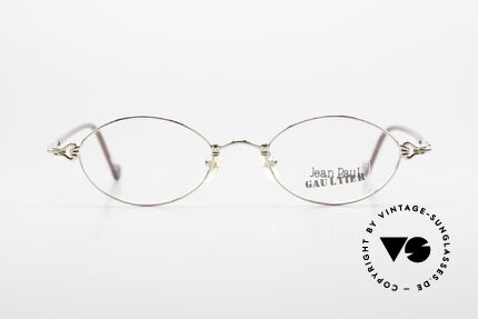 Jean Paul Gaultier 55-0013 Oval Vintage Frame Gold Plated, outstanding TOP-quality: oval GOLD PLATED frame, Made for Men and Women