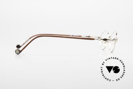 Jean Paul Gaultier 55-0013 Oval Vintage Frame Gold Plated, metal frame can be glazed with optical (sun) lenses, Made for Men and Women