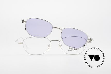 Jean Paul Gaultier 55-8107 Rare 90's Vintage Frame Clip On, Size: extra large, Made for Men