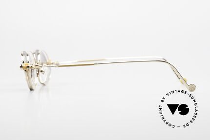 Jean Paul Gaultier 55-8106 Oval Vintage Frame Gold Plated, NO retro specs, but a rare Jean Paul Gaultier original, Made for Men and Women