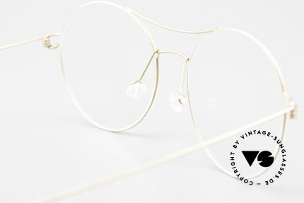 Lindberg Victoria Air Titan Rim Ladies Eyeglasses Oversized XL, simple & strong frame: free from screws, rivets & welds, Made for Women