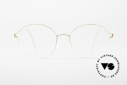 Lindberg Mila Air Titan Rim Ladies Glasses Angularly Round, model MILA in size 52-17 (rather Large size for ladies), Made for Women