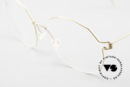 Lindberg Mila Air Titan Rim Ladies Glasses Angularly Round, extremely strong, resilient and flexible (and 3g only!), Made for Women