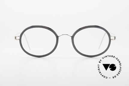 Lindberg Arthur Air Titan Rim Oval Titan Glasses Acetate, mod. Arthur in size 47-21, temple length 145, col. P10, Made for Men and Women