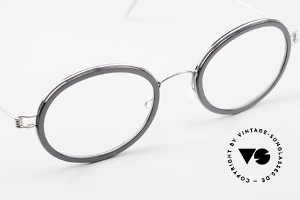 Lindberg Arthur Air Titan Rim Oval Titan Glasses Acetate, unworn, NOS, with original magnetic case by Lindberg, Made for Men and Women