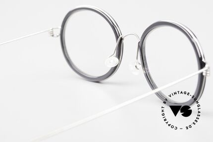 Lindberg Arthur Air Titan Rim Oval Titan Eyeglasses Acetate, orig. Lindberg DEMO lenses can be replaced optionally, Made for Men and Women