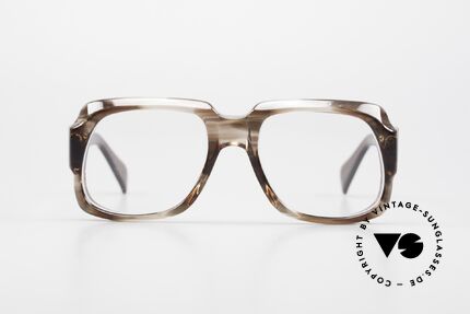 Metzler 3535 80's Old School Eyeglasses, a genuine 1980's original - MONOLITHIC design, Made for Men
