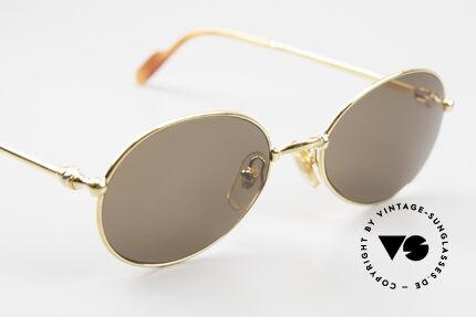 Cartier Saturne Oval 90's Luxury Sunglasses, 2nd hand, but in absolutely mint condition; scratch-free, Made for Men and Women