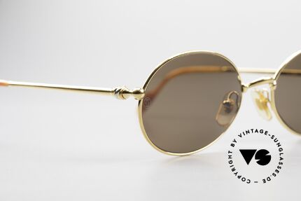 Cartier Saturne Oval 90's Luxury Sunglasses, Size: small, Made for Men and Women